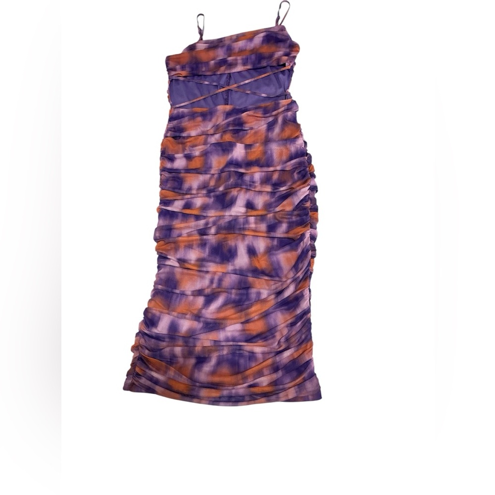 SHEIN Lavender Ruched Dress